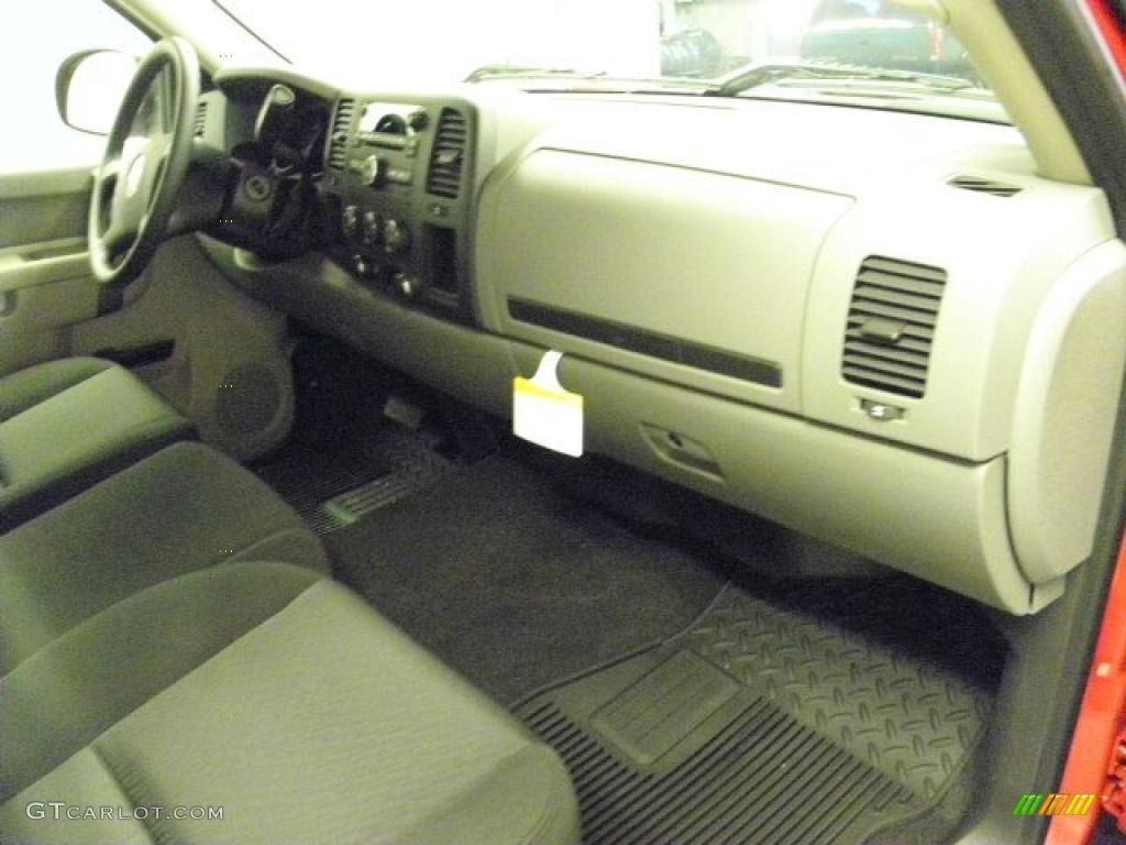 2011 Silverado 1500 Regular Cab - Victory Red / Dark Titanium photo #7