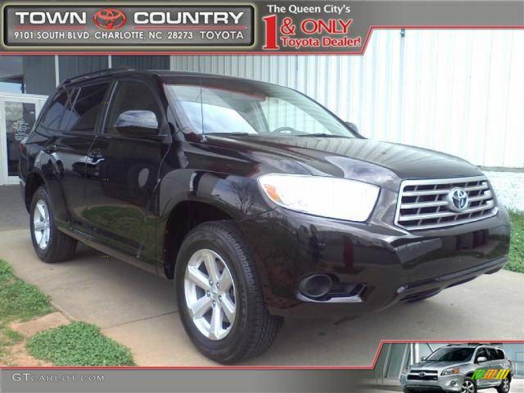 2009 Highlander  - Black / Ash photo #1