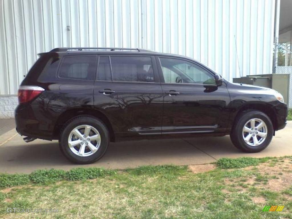 Black 2009 Toyota Highlander Standard Highlander Model Exterior Photo #46173797