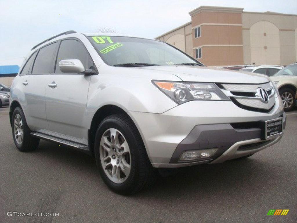 2007 MDX Technology - Billet Silver Metallic / Ebony photo #1