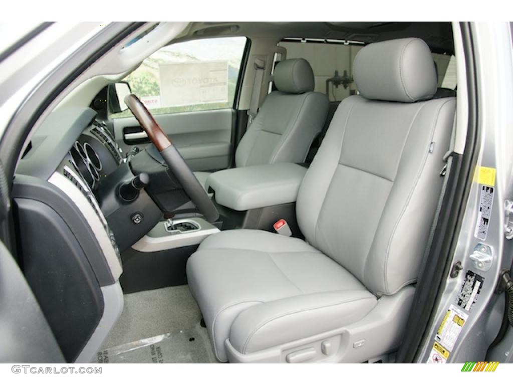 Graphite Gray Interior 2011 Toyota Sequoia Platinum 4WD Photo #46174554