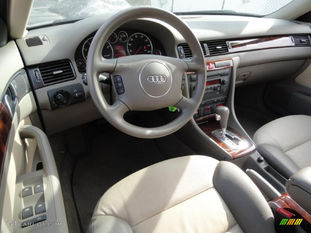 2004 Audi Allroad 2.7T quattro Avant Ecru/Light Brown Dashboard Photo #46175010