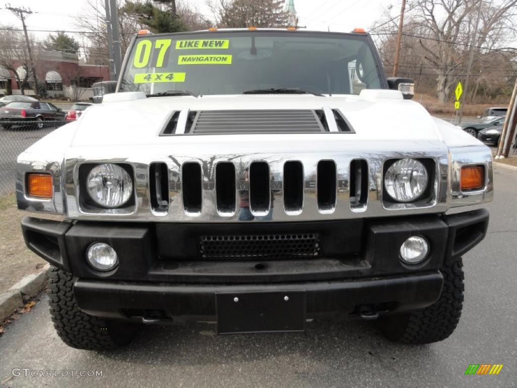 2007 H2 SUV - Birch White / Ebony Black photo #2