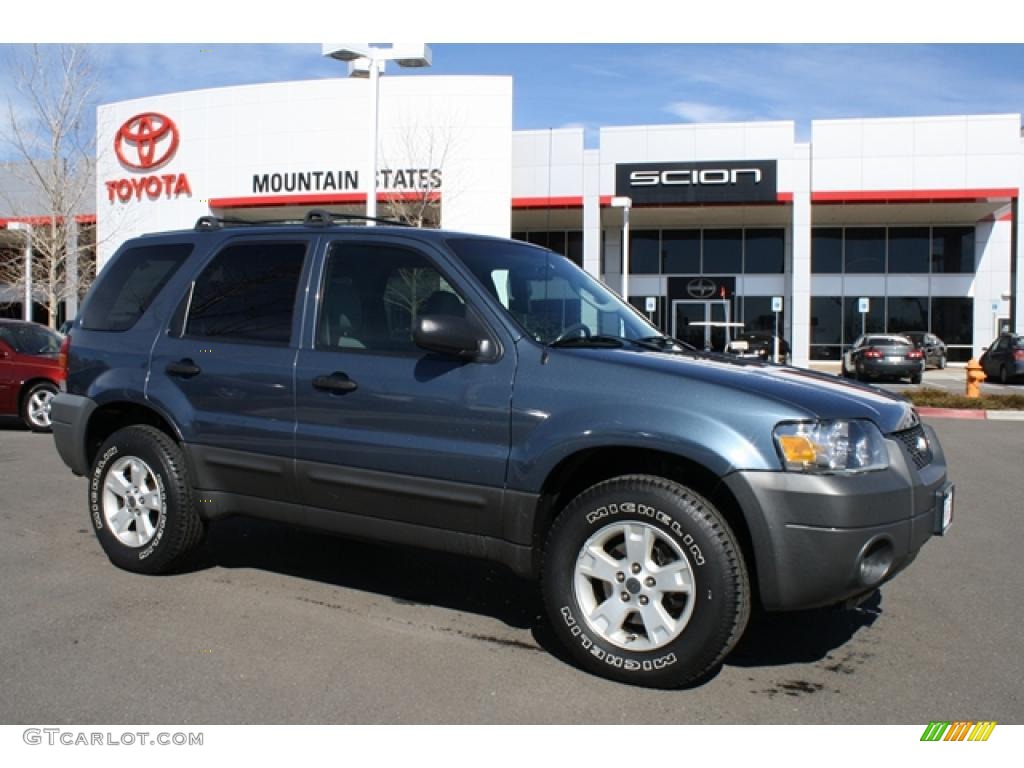 2006 Escape XLT V6 4WD - Norsea Blue Metallic / Medium/Dark Flint photo #1