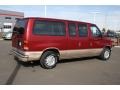 Electric Current Red Metallic 1993 Ford E Series Van E150 Club Wagon Passenger Exterior