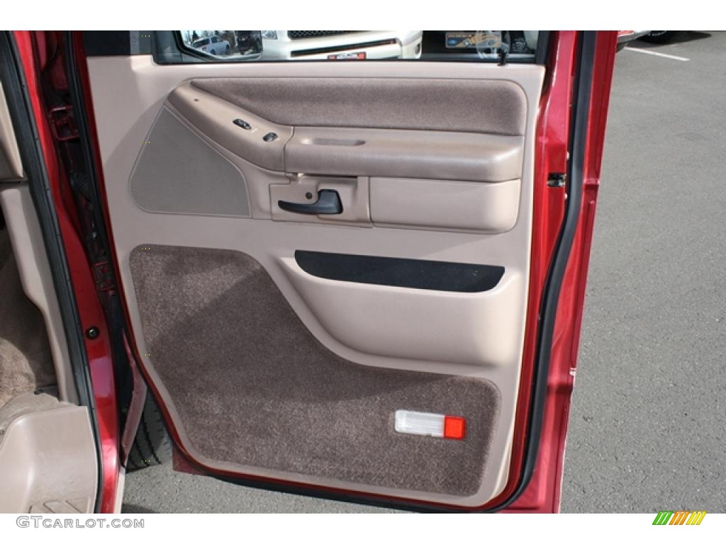 1993 Ford E Series Van E150 Club Wagon Passenger Beige Door Panel Photo #46176117