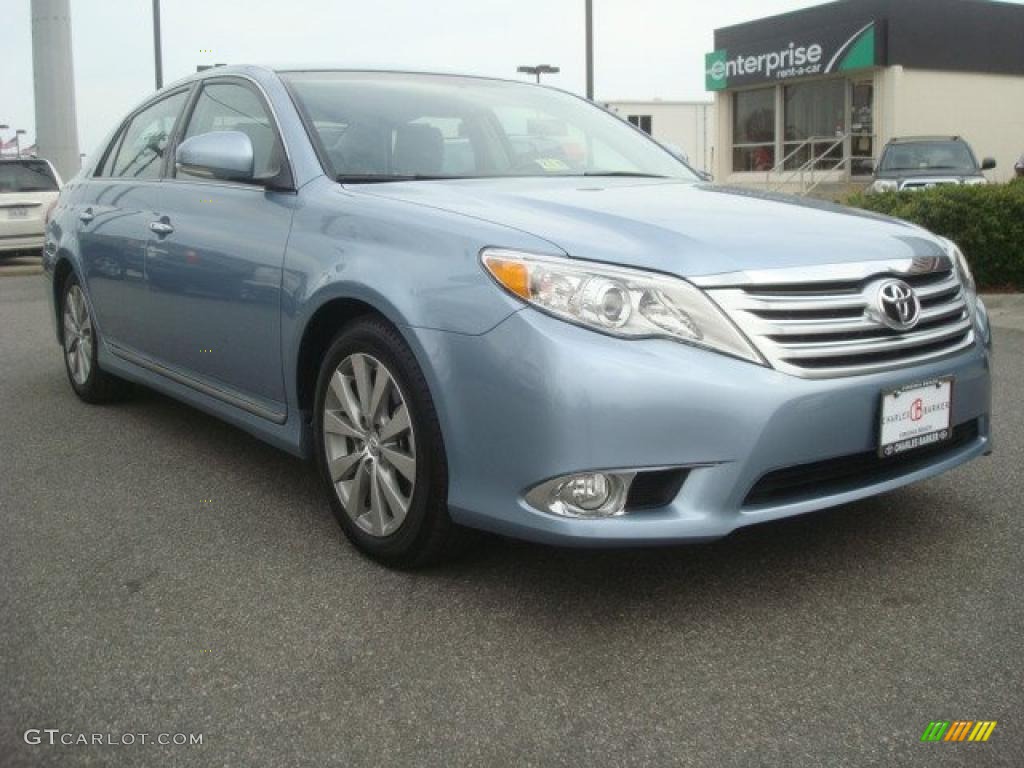 2011 Avalon Limited - Zephyr Blue Metallic / Light Gray photo #1