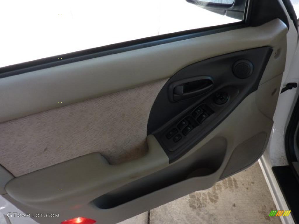 2004 Elantra GLS Sedan - Nordic White / Beige photo #11