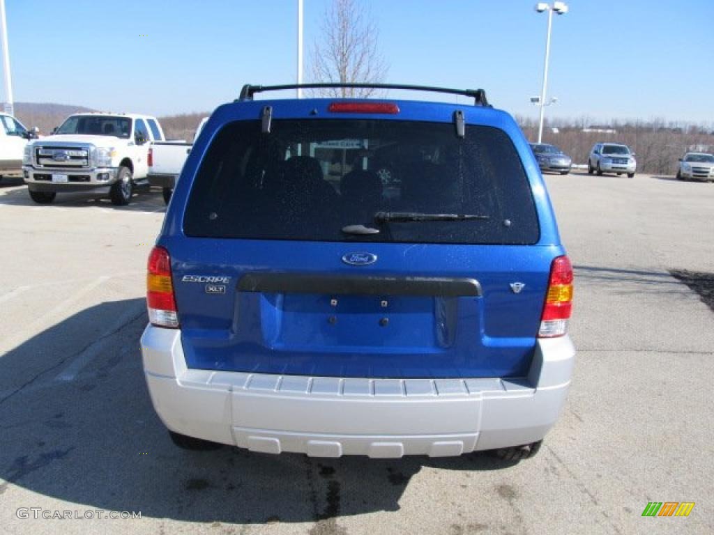 2007 Escape XLT V6 4WD - Vista Blue Metallic / Medium/Dark Flint photo #8