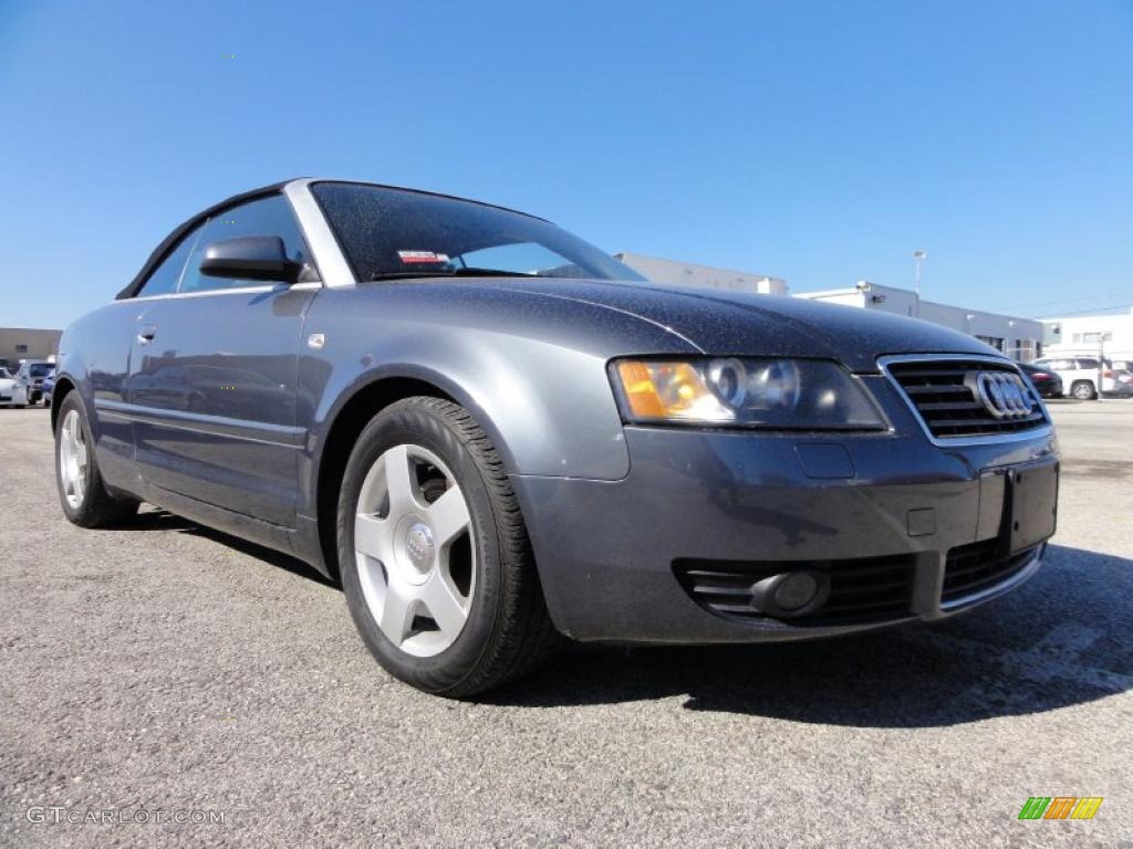 Dolphin Gray Pearl 2003 Audi A4 1.8T Cabriolet Exterior Photo #46178883