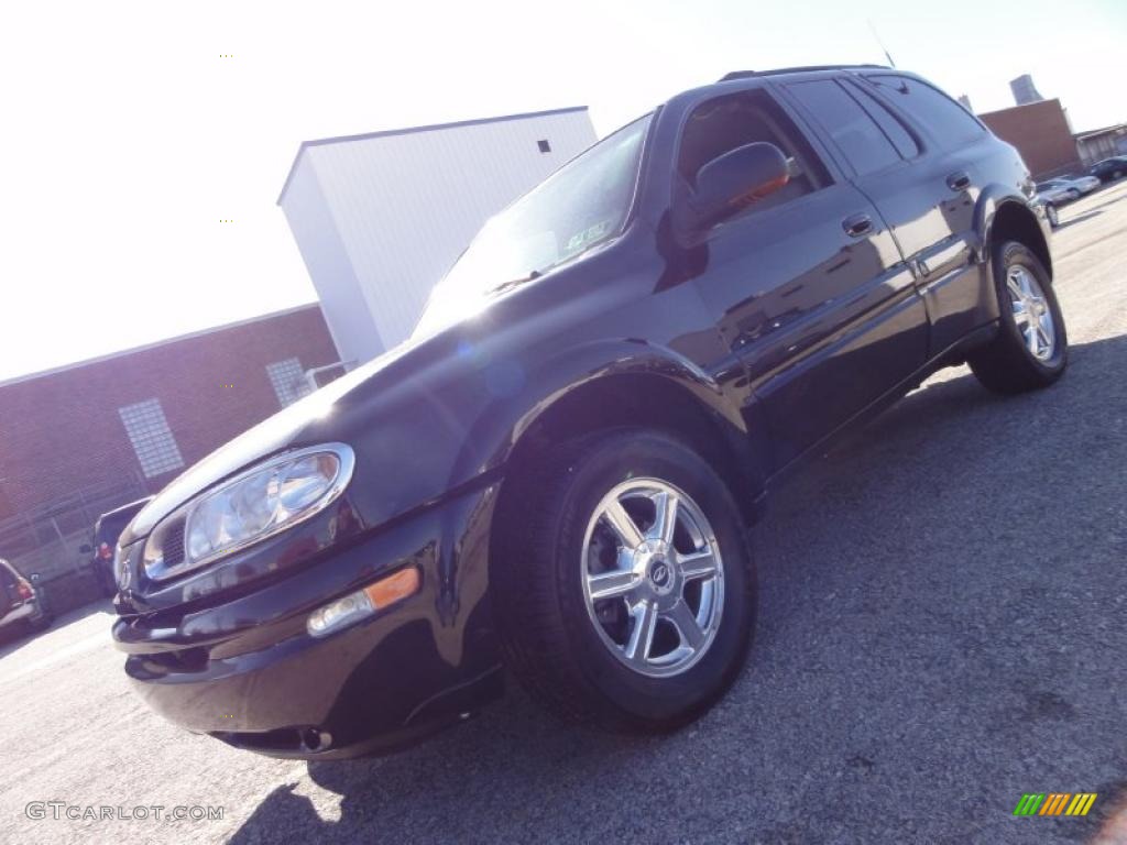 2002 Bravada AWD - Black Onyx / Pewter photo #1