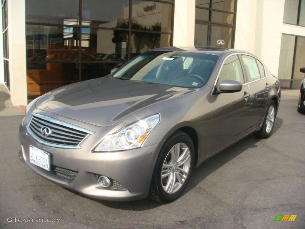 2010 G 37 Journey Sedan - Smokey Quartz / Graphite photo #1