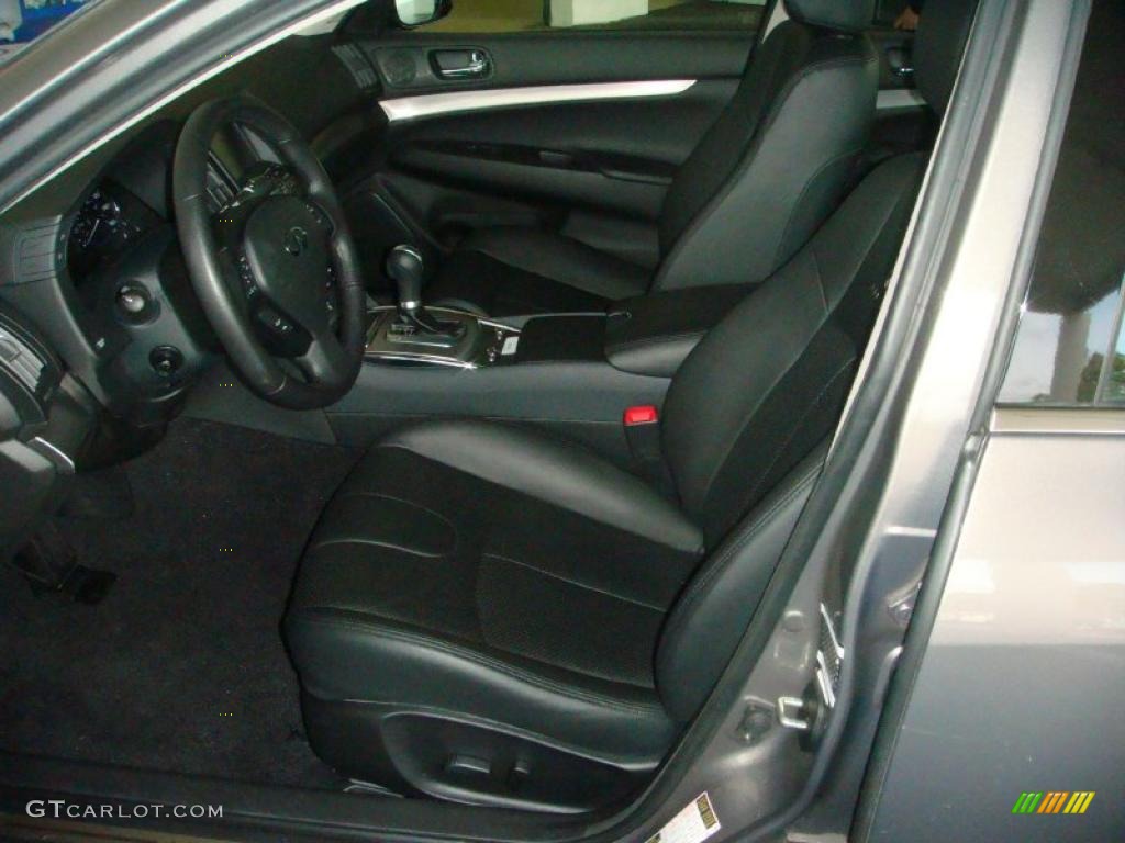 Graphite Interior 2010 Infiniti G 37 Journey Sedan Photo #46180065