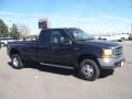 2000 Deep Wedgewood Blue Metallic Ford F350 Super Duty Lariat Extended Cab 4x4 Dually  photo #1