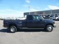 2000 Deep Wedgewood Blue Metallic Ford F350 Super Duty Lariat Extended Cab 4x4 Dually  photo #3