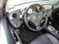 2004 Acura RSX Ebony Interior Steering Wheel Photo