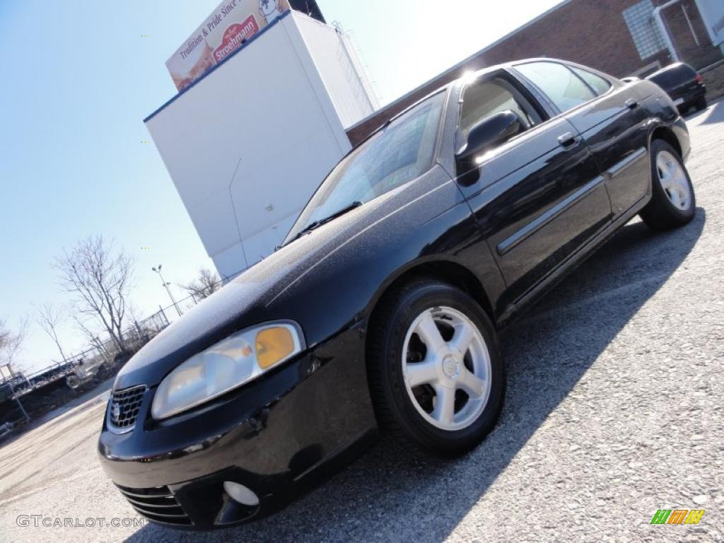 2000 Sentra SE - Super Black / Stone photo #1