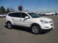 2011 White Chevrolet Traverse LTZ AWD  photo #1