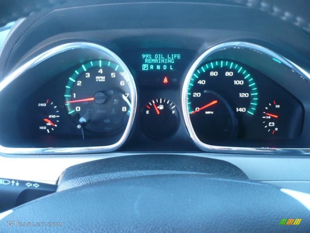 2011 Chevrolet Traverse LTZ AWD Gauges Photo #46181028