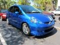 2008 Vivid Blue Pearl Honda Fit Sport  photo #1