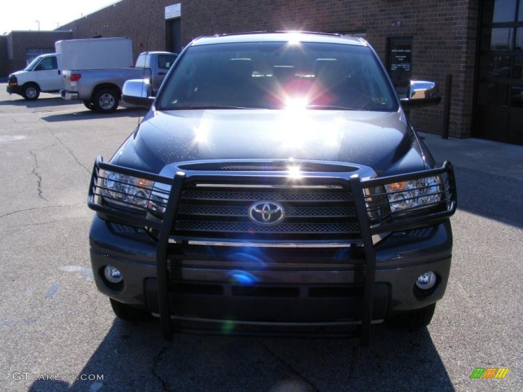 2007 Tundra Limited CrewMax 4x4 - Slate Metallic / Graphite Gray photo #8