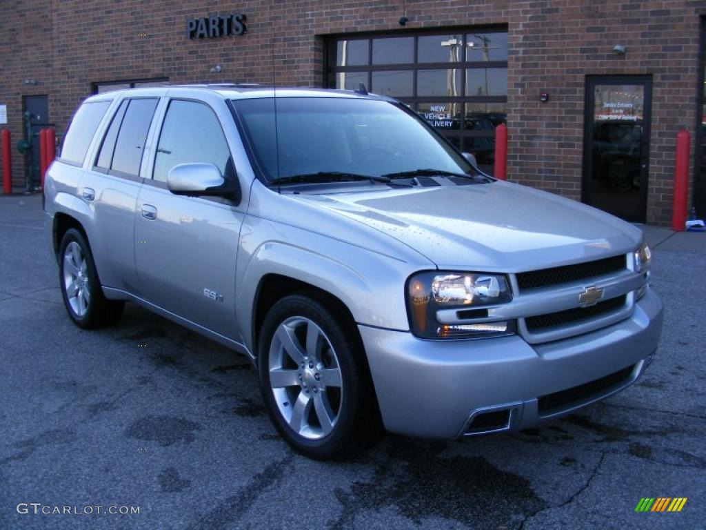 Silverstone Metallic 2008 Chevrolet TrailBlazer SS 4x4 Exterior Photo #46182210