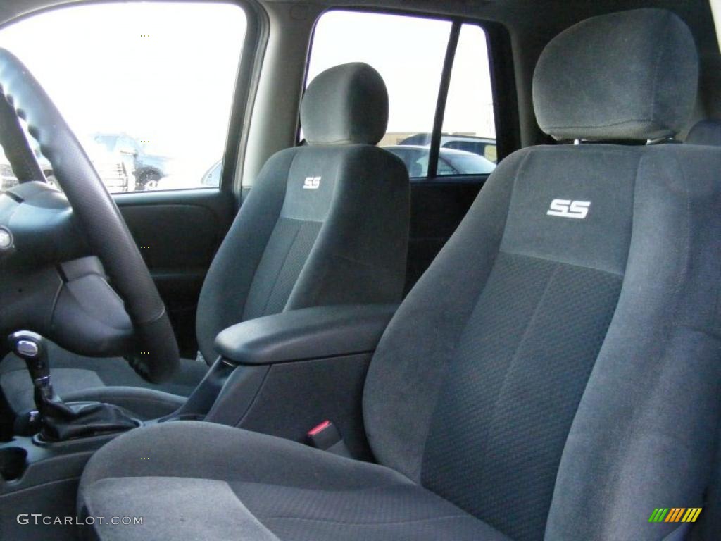 Ebony Interior 2008 Chevrolet TrailBlazer SS 4x4 Photo #46182234