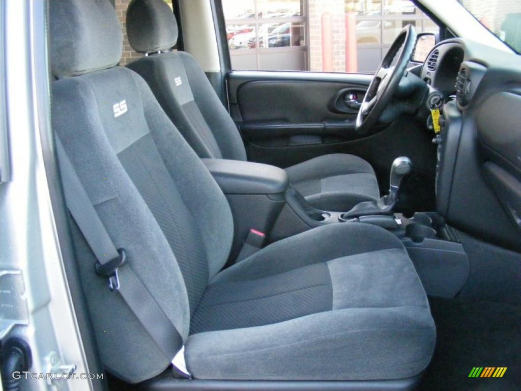 Ebony Interior 2008 Chevrolet TrailBlazer SS 4x4 Photo #46182246