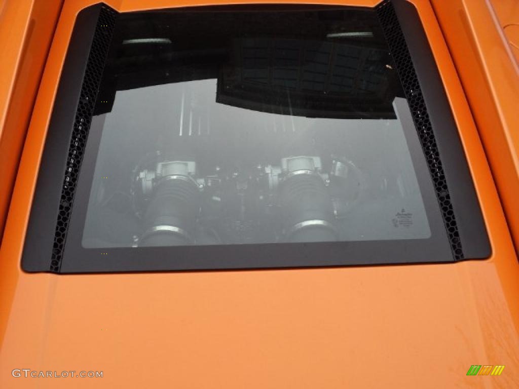 2008 Gallardo Coupe - Pearl Orange / Black photo #5