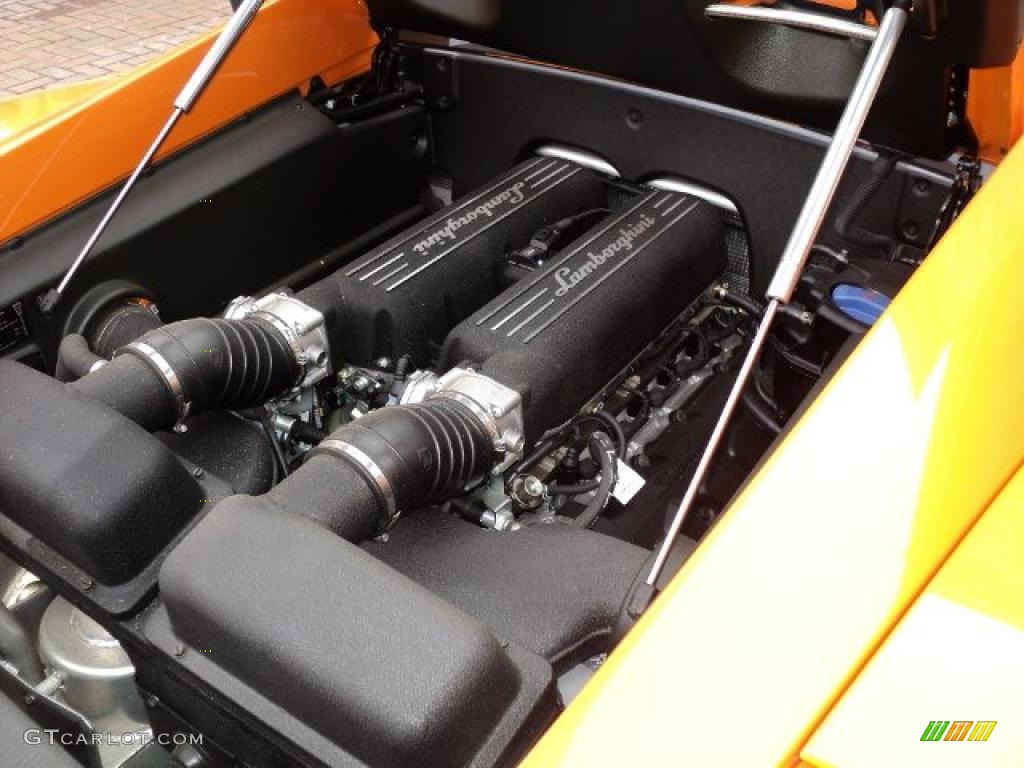 2008 Gallardo Coupe - Pearl Orange / Black photo #23