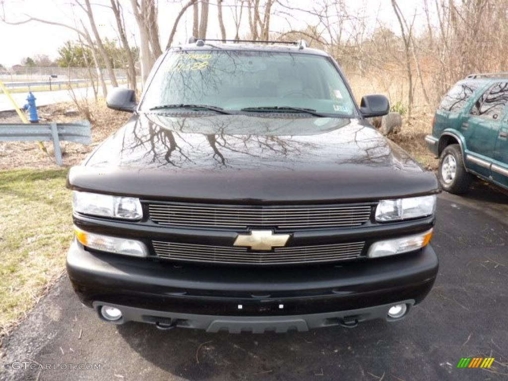 2005 Tahoe Z71 4x4 - Black / Tan/Neutral photo #2