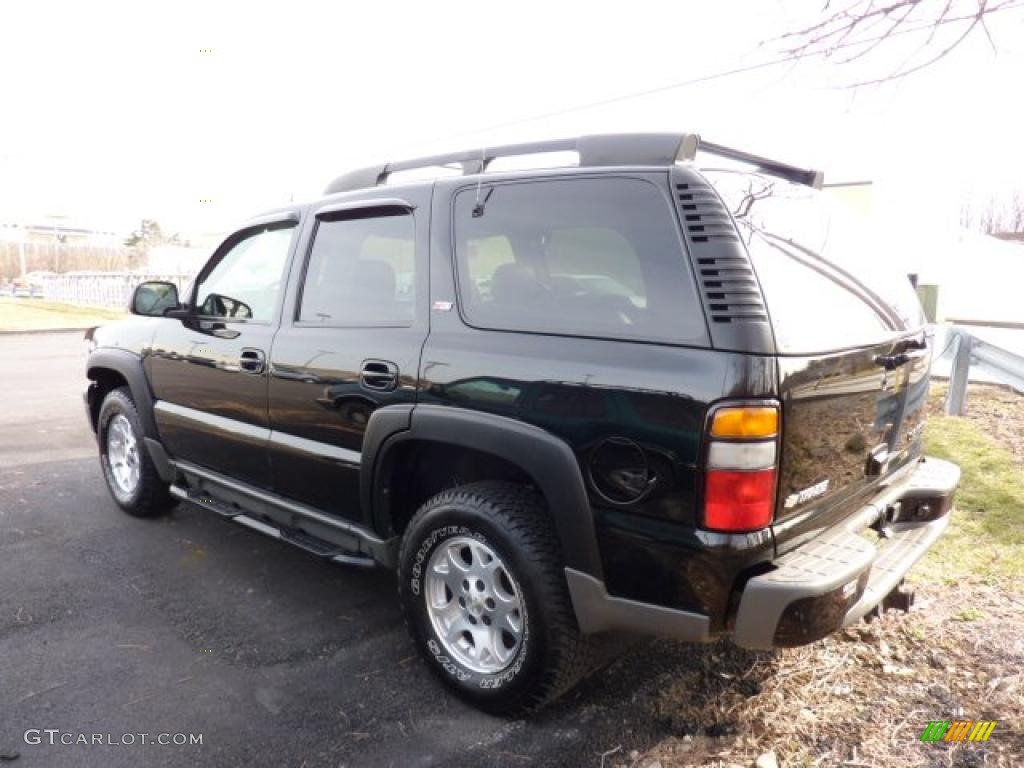 2005 Tahoe Z71 4x4 - Black / Tan/Neutral photo #4