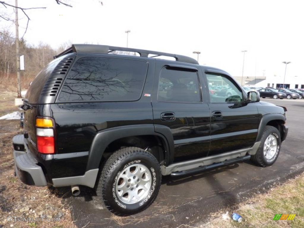2005 Tahoe Z71 4x4 - Black / Tan/Neutral photo #6