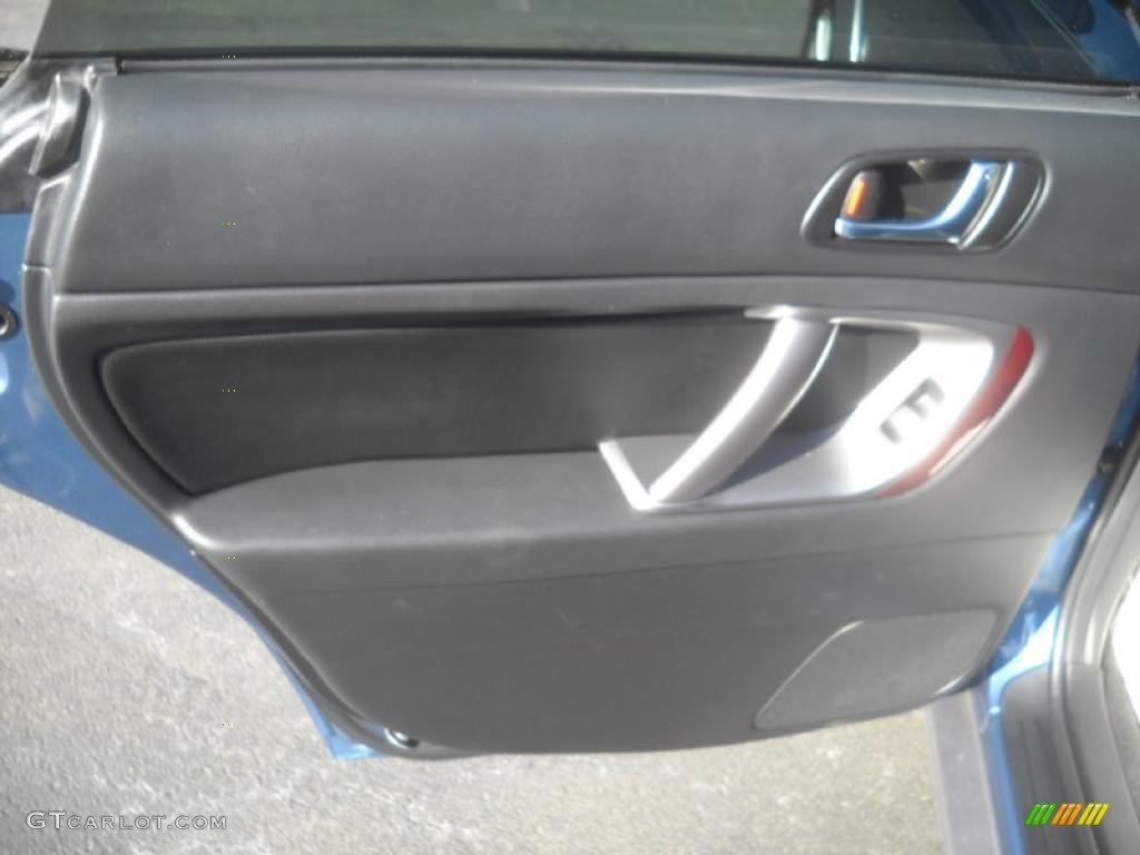2009 Outback 2.5i Limited Wagon - Newport Blue Pearl / Off Black photo #14