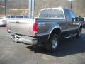 2002 Dark Shadow Grey Metallic Ford F250 Super Duty Lariat SuperCab 4x4  photo #4