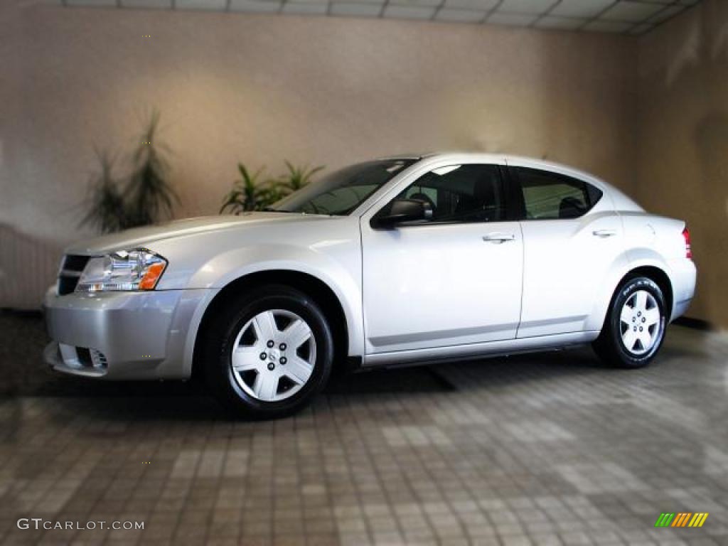 Bright Silver Metallic 2008 Dodge Avenger SE Exterior Photo #46187829