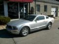 2007 Satin Silver Metallic Ford Mustang V6 Deluxe Coupe  photo #1