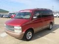 2001 Light Carmine Red Metallic Chevrolet Astro LS Passenger Van  photo #3