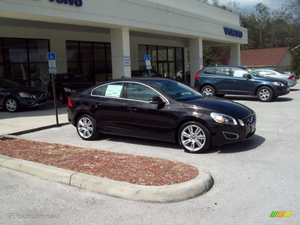 Ember Black Metallic 2011 Volvo S60 T6 AWD Exterior Photo #46191332