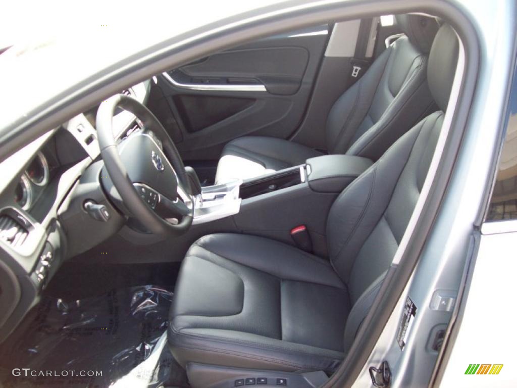 Off Black/Anthracite Interior 2011 Volvo S60 T6 AWD Photo #46191509