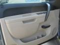 Light Cashmere/Ebony 2010 Chevrolet Silverado 1500 LT Crew Cab 4x4 Door Panel