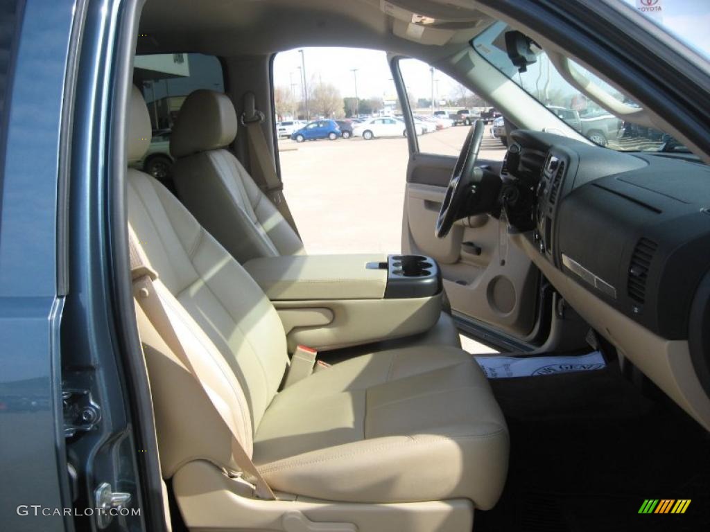 Light Cashmere/Ebony Interior 2010 Chevrolet Silverado 1500 LT Crew Cab 4x4 Photo #46191914