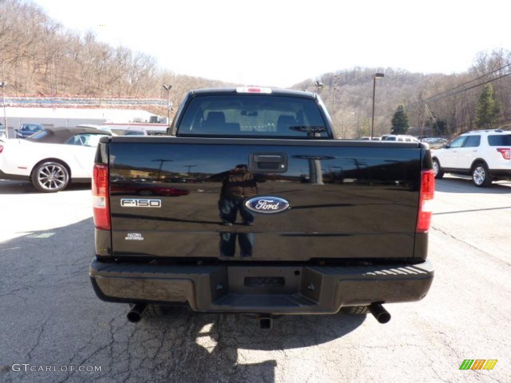 2006 F150 FX4 SuperCab 4x4 - Black / Black photo #3