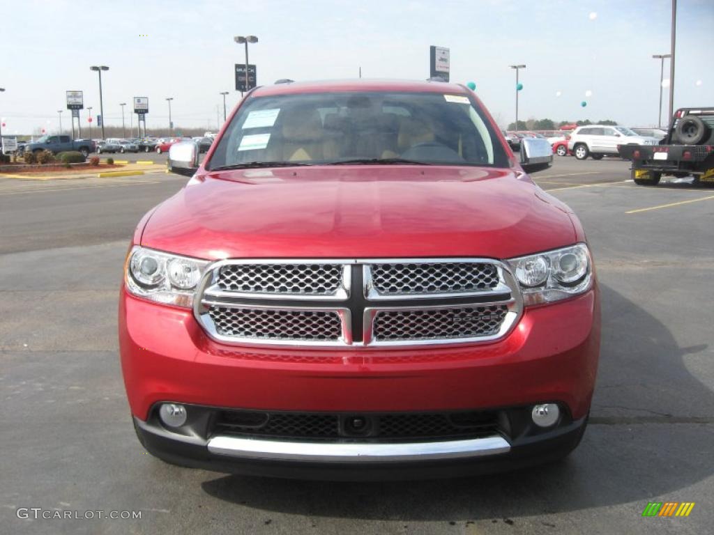 Inferno Red Crystal Pearl 2011 Dodge Durango Citadel Exterior Photo #46192004