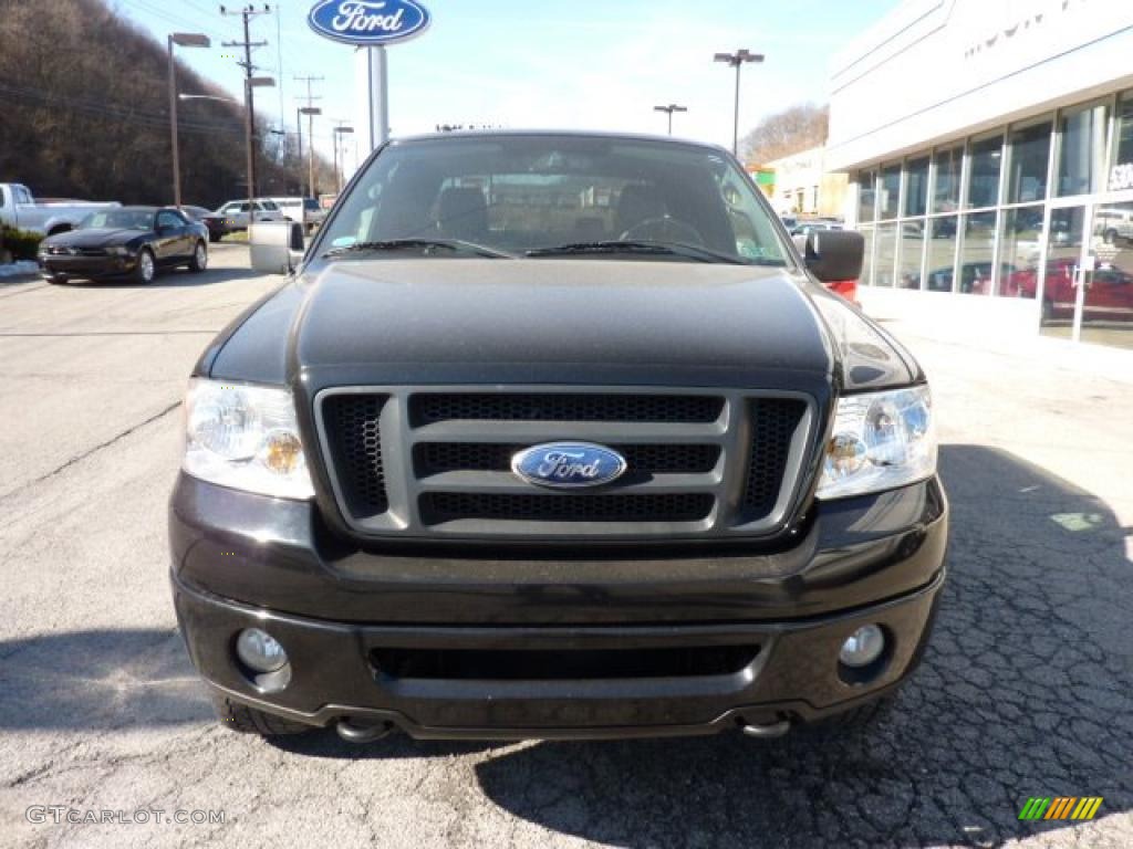 2006 F150 FX4 SuperCab 4x4 - Black / Black photo #6