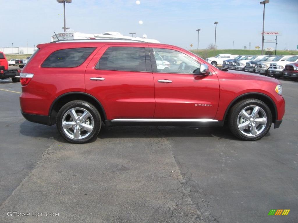 Inferno Red Crystal Pearl 2011 Dodge Durango Citadel Exterior Photo #46192037