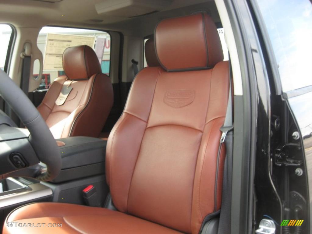 Dark Slate Gray/Russet Brown Interior 2011 Dodge Ram 2500 HD Laramie Longhorn Crew Cab 4x4 Photo #46192469