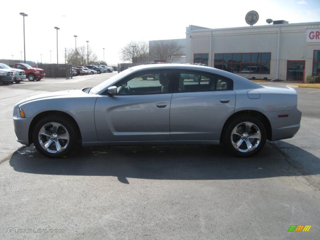 2011 Charger R/T Plus - Billett Silver Metallic / Black/Tan photo #8