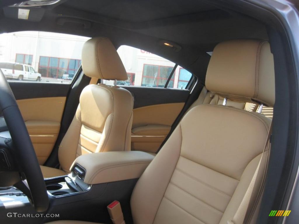 Black/Tan Interior 2011 Dodge Charger R/T Plus Photo #46193045