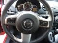 Black 2011 Mazda MAZDA2 Touring Steering Wheel